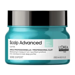 L'Oréal Professionnel Serié Expert Scalp Advanced Anti-Oiliness 2-in-1 Deep Purifier Clay Hair Mask